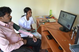 Tele Medicine Center in Chettichavadi village, Salem Dt